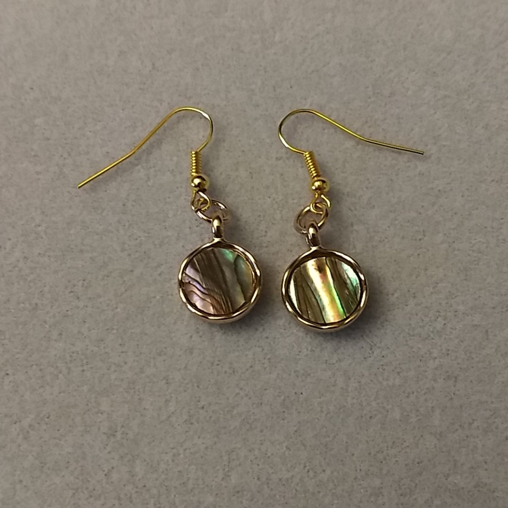 Abalone shell earrings